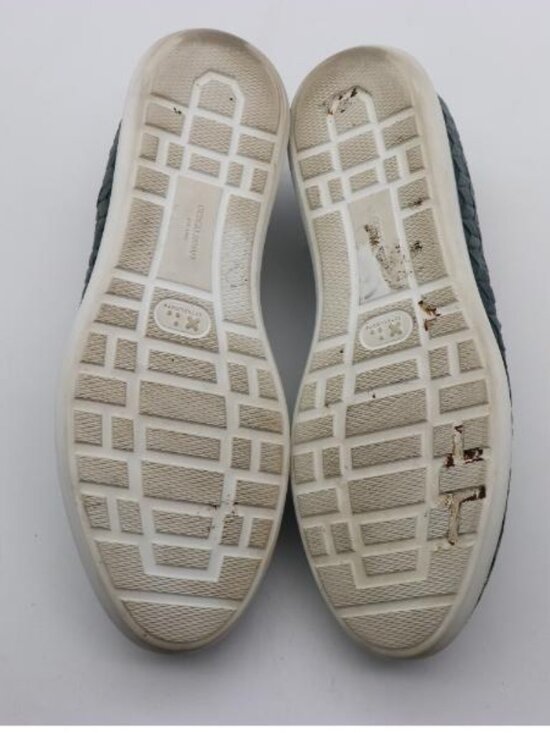 Giorgio Armani Milano Shoes Men’s Size US 12 UK 11 Blue Suede Slip On Loafers